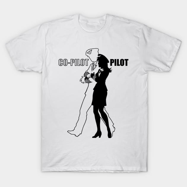 Female Pilot and Co-Pilot T-Shirt by RadicalDesigns
